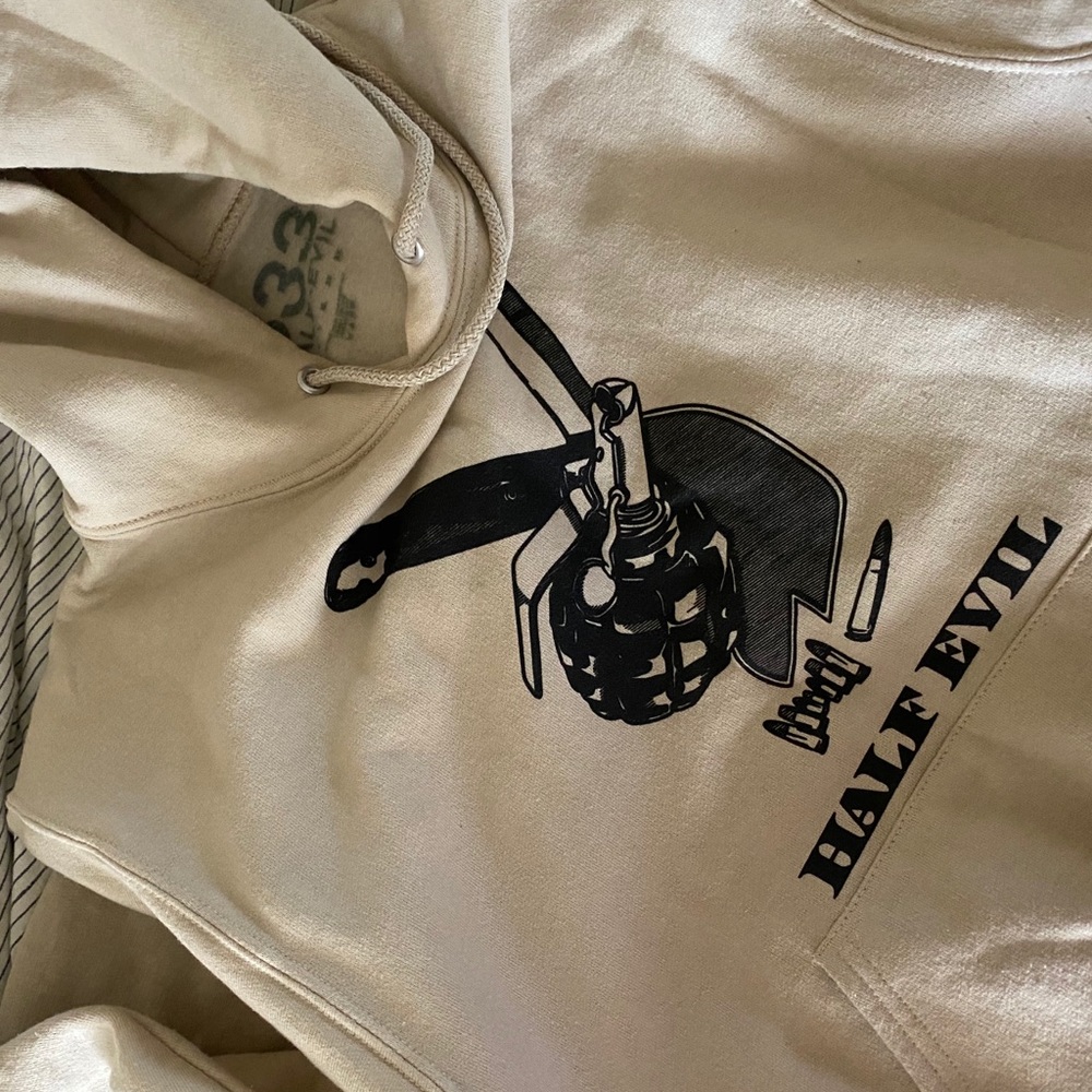 half evil 333 hoodie